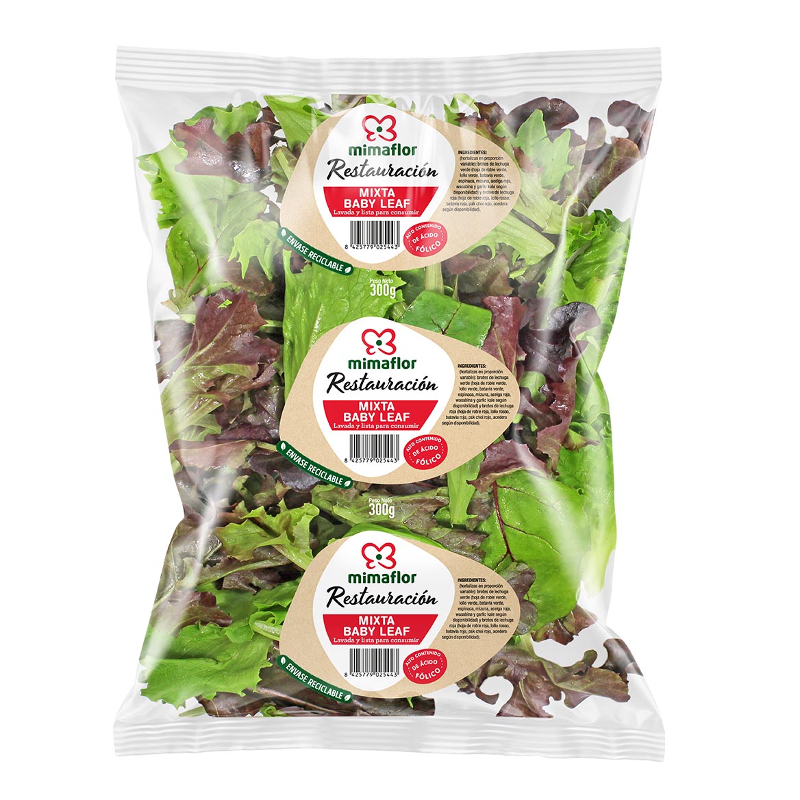 baby leaf mixta mimaflor 300 g