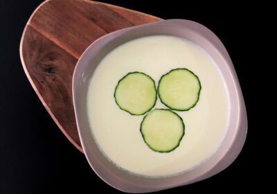 SOPA FRÍA DE MELÓN Y PEPINO