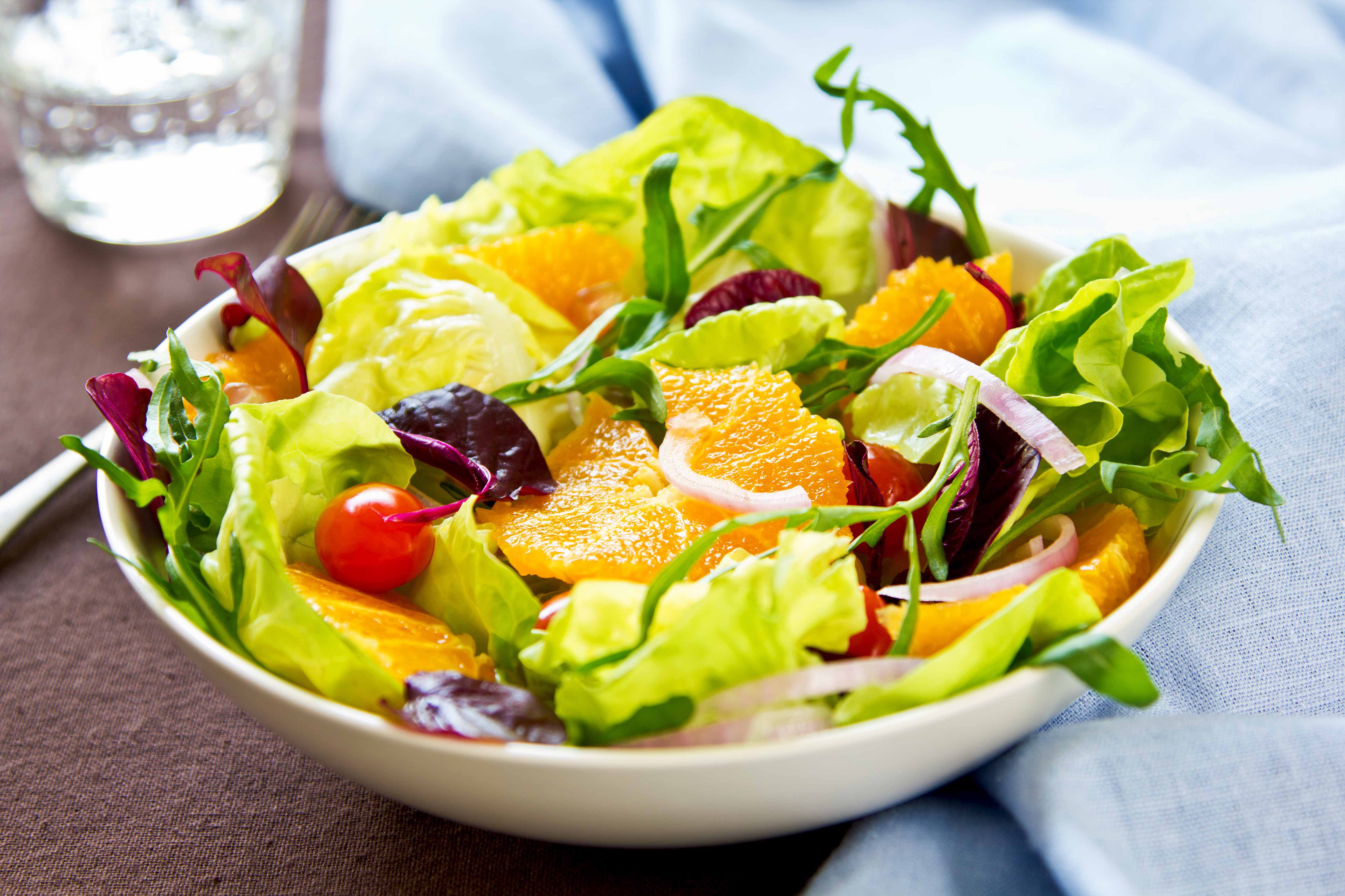 Ensalada con naranja