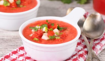 Gazpacho de sandía y tomate