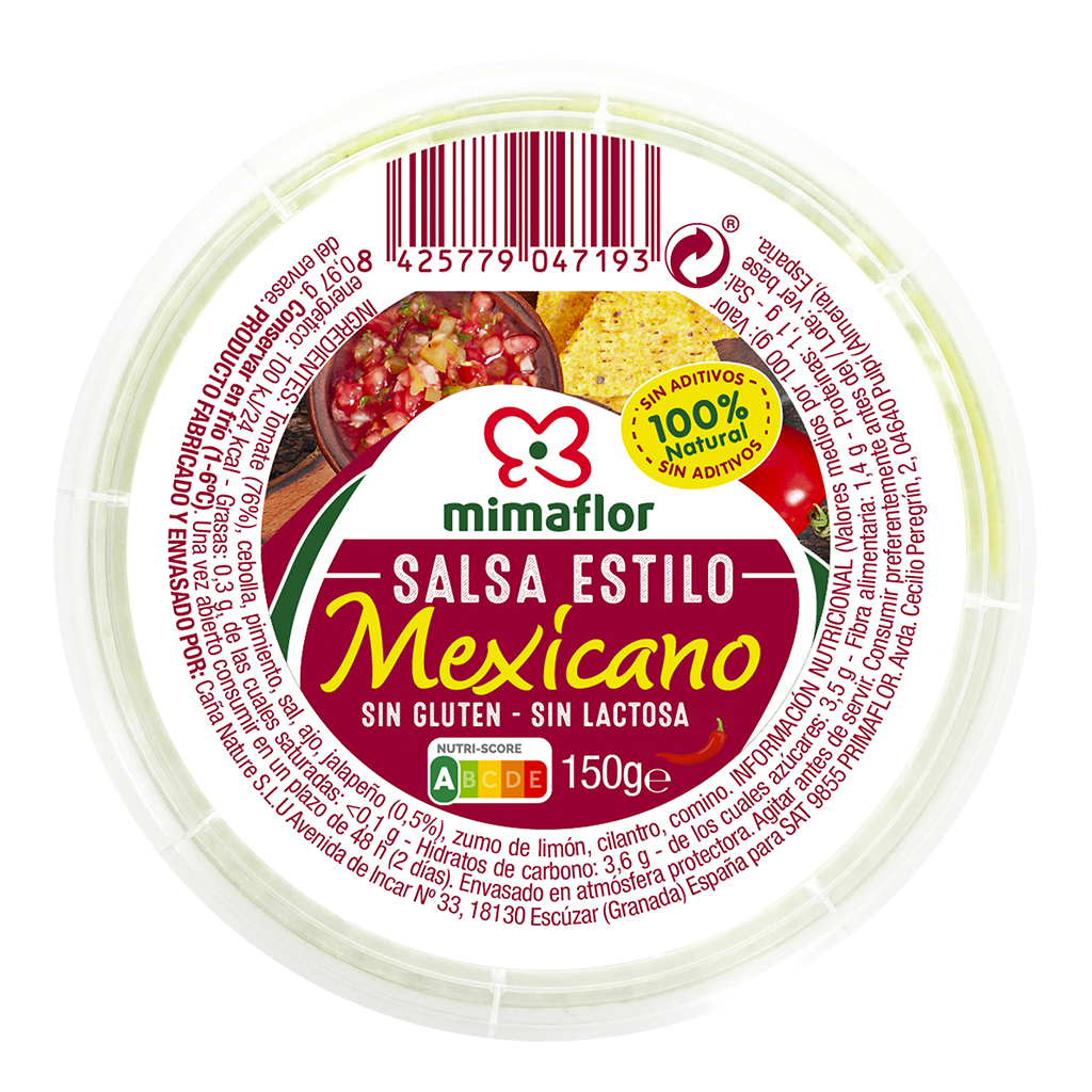 Salsa de tomate Mexicana Mimaflor